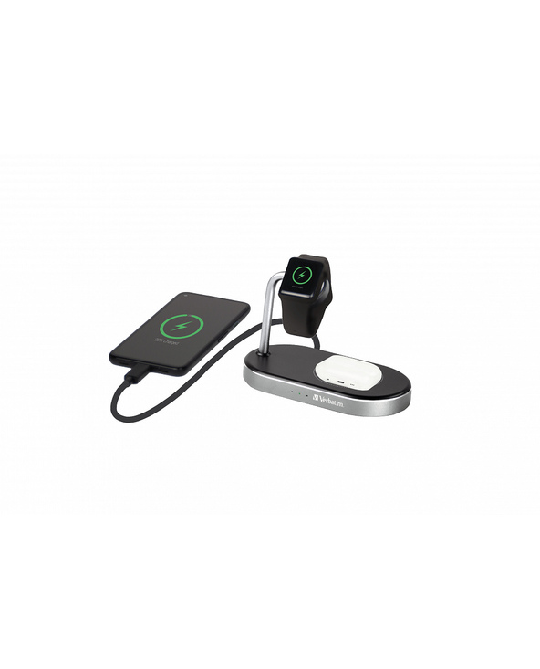 Verbatim WCS-02 Universel Noir USB Recharge sans fil Charge rapide Intérieure