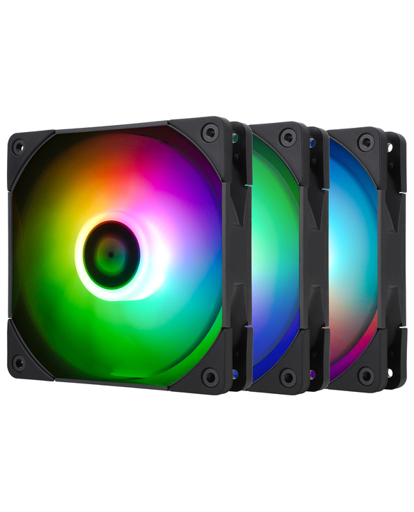 Thermalright TL-C12B-S X3 système de refroidissement d’ordinateur Boitier PC Refroidisseur d'air Noir 3 pièce(s)