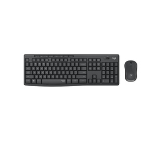 Logitech MK295 Silent Wireless Combo clavier Souris incluse Bureau USB QWERTZ Allemand Graphite