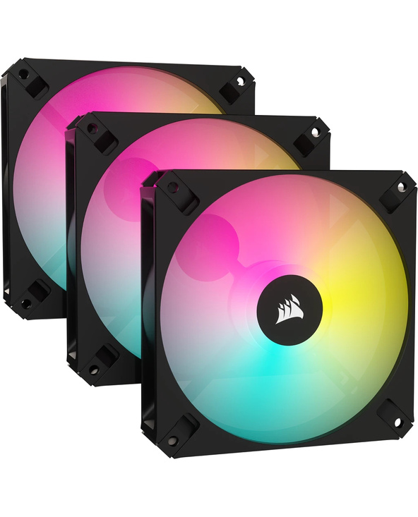 Corsair iCUE AR120 Boitier PC Ventilateur 12 cm Noir, Blanc 3 pièce(s)