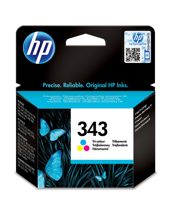 HP 343 cartouche d'encre trois couleurs authentique
