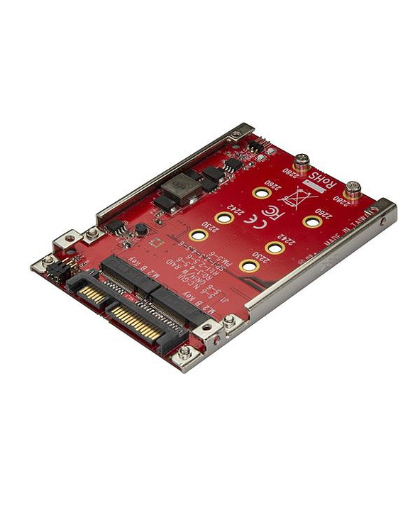 StarTech.com Adaptateur pour deux disques SSD M.2 vers SATA dans baie de 2,5" - RAID