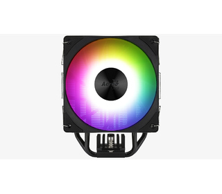 Aerocool Rime 4 Dual Processeur Refroidisseur d'air 12 cm Noir 1 pièce(s)