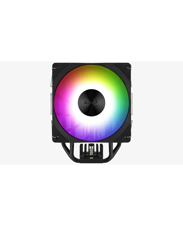 Aerocool Rime 4 Dual Processeur Refroidisseur d'air 12 cm Noir 1 pièce(s)