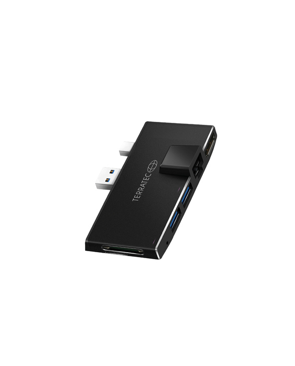 Terratec CONNECT Pro2 Avec fil USB 3.2 Gen 1 (3.1 Gen 1) Type-A Noir