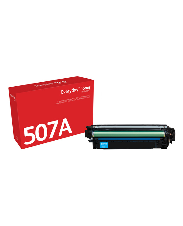 Everyday Toner Cyan  de Xerox compatible avec HP 507A (CE401A), Capacité standard
