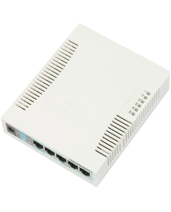 Mikrotik RB260GS Gigabit Ethernet (10/100/1000) Connexion Ethernet, supportant l'alimentation via ce port (PoE) Blanc