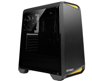 Antec NX100 Midi Tower Noir, Jaune