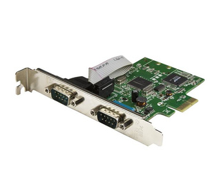 StarTech.com Carte PCI Express à 2 ports série DB9 RS232 - Adaptateur PCIe série avec UART 16C1050