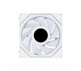 Lian Li 12RTLLCD1W système de refroidissement d’ordinateur Boitier PC Ventilateur 12 cm Blanc 1 pièce(s)