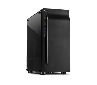 Inter-Tech A-3411 Creek Tower Noir