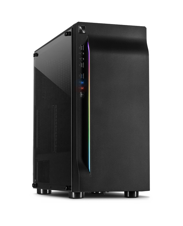 Inter-Tech A-3411 Creek Tower Noir