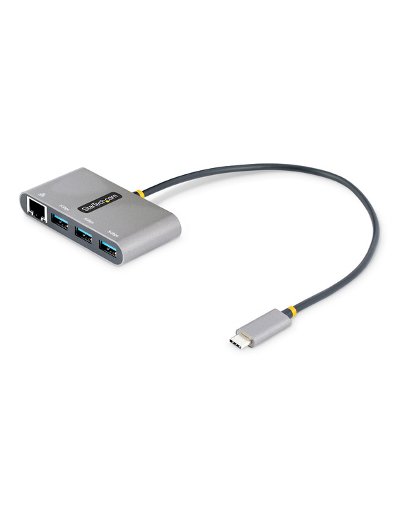 StarTech.com Hub USB-C à 3 ports avec Ethernet - 3x USB-A - USB 3.0 5Gbps - Alimentation par Bus - Hub USB Thunderbolt 3 - Adapt