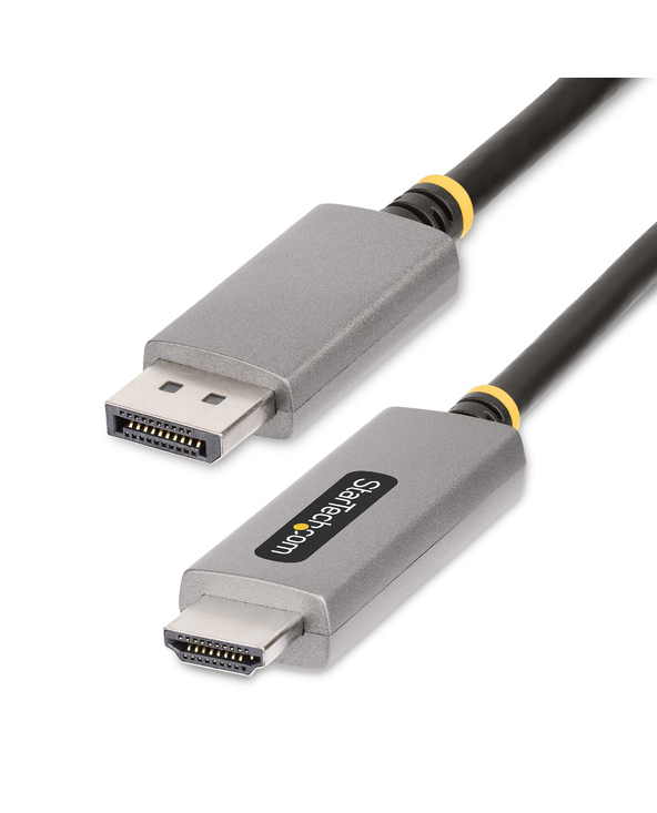 StarTech.com Câble Adaptateur DisplayPort vers HDMI, 8K 60Hz, 4K 144Hz, HDR10, DP 1.4 vers HDMI 2.1 - Convertisseur Vidéo Actif,
