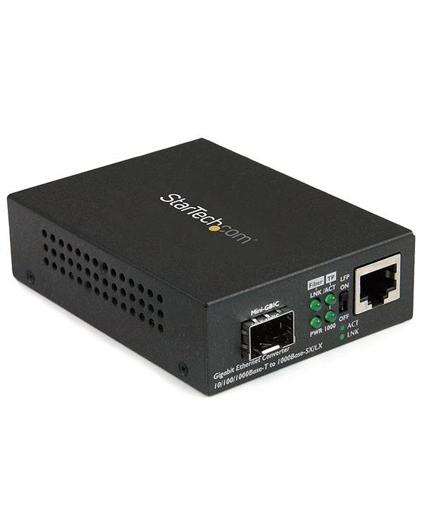 StarTech.com Convertisseur de média Gigabit Ethernet fibre optique avec slot SFP ouvert