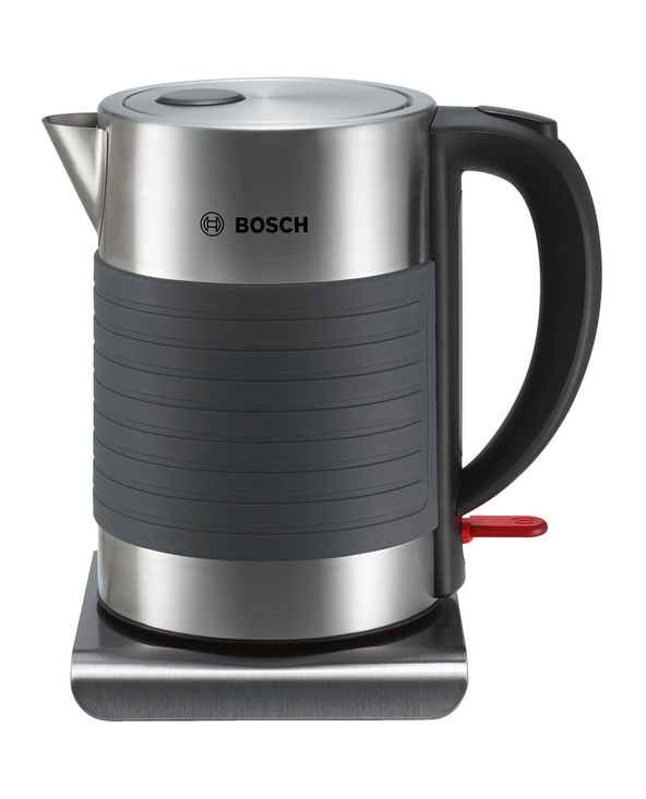 Bosch TWK7S05 bouilloire 1,7 L 2200 W Noir, Gris