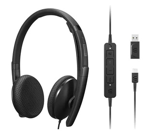 Lenovo 4XD1M45626 écouteur/casque Avec fil Arceau USB Type-C Noir