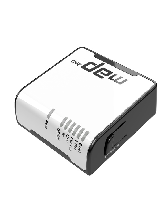 Mikrotik mAP Noir, Blanc Connexion Ethernet, supportant l'alimentation via ce port (PoE)