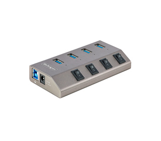 StarTech.com Hub USB-C avec Auto-Alimenté à 4 Ports - Hub USB Type C vers USB-A pour PC de Bureau/Portable - Hub USB 3.0 5Gbps a