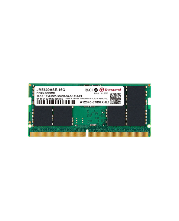 Transcend JetRam JM5600ASE-16G module de mémoire 16 Go 1 x 16 Go DDR5 5600 MHz