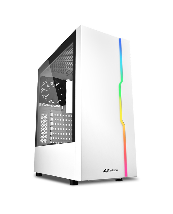 Sharkoon RGB Slider Midi Tower Blanc