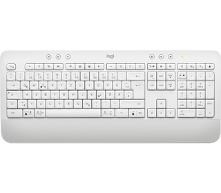 Logitech Signature K650 clavier Bureau Bluetooth QWERTZ Allemand Blanc