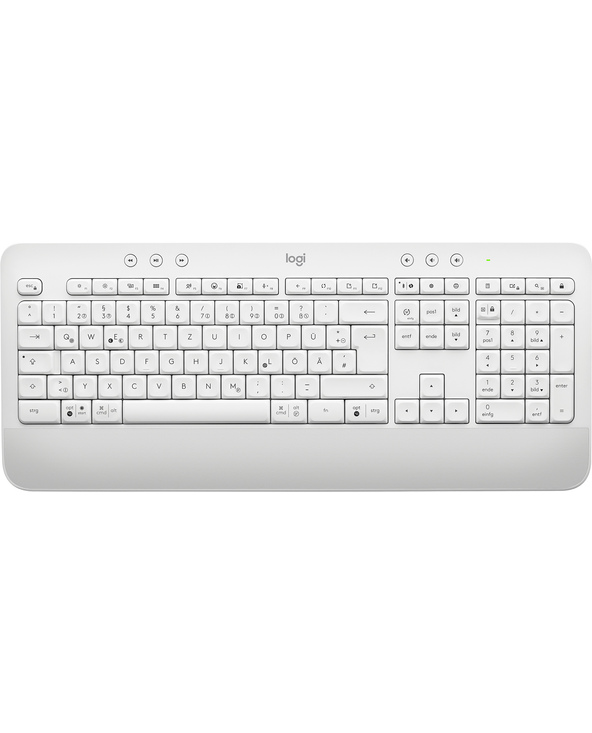 Logitech Signature K650 clavier Bureau Bluetooth QWERTZ Allemand Blanc