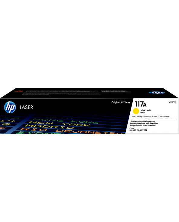 HP Cartouche de toner laser authentique 117A, jaune HP Cartouche de toner laser authentique 117A, jaune