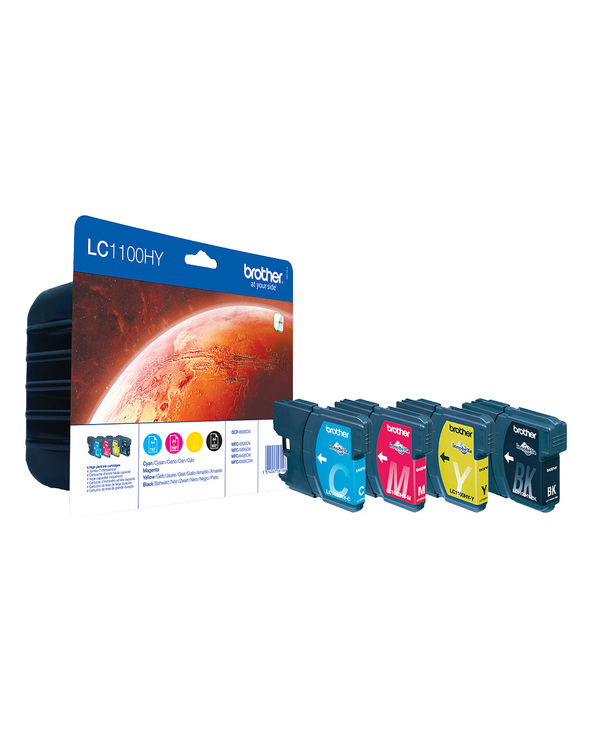 Brother LC-1100HY cartouche d'encre Original Noir, Cyan, Magenta, Jaune
