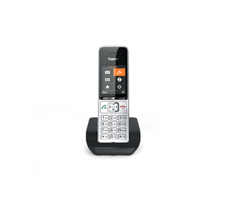 Gigaset COMFORT 500 Téléphone DECT Identification de l'appelant Noir, Argent