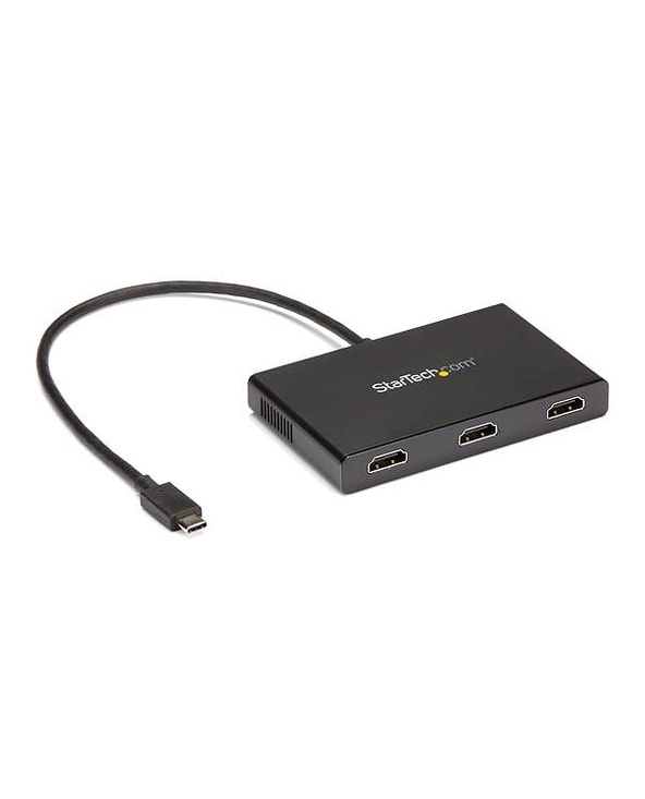 StarTech.com Adaptateur Multi-Moniteur 3 ports - Répartiteur Vidéo USB-C vers 3x HDMI - Hub USB Type-C vers HDMI MST - Double 4K