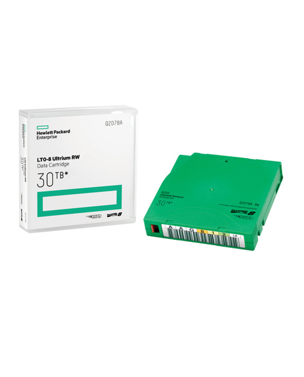 HPE LTO-8 Ultrium 30TB RW Data Cartridge Bande de données vierge 12 To 1,27 cm