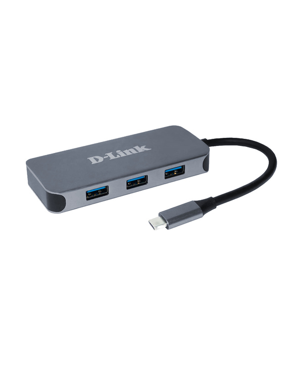 D-Link Hub USB-C 6-en-1 avec HDMI/Gigabit Ethernet/alimentation DUB-2335