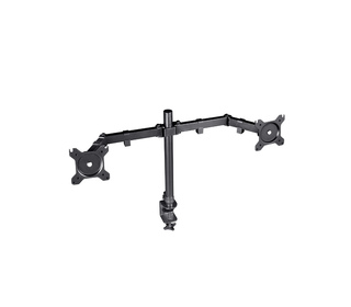 Trust GXT 1120 Mara Dual Monitor Arm 81,3 cm (32") Noir Bureau