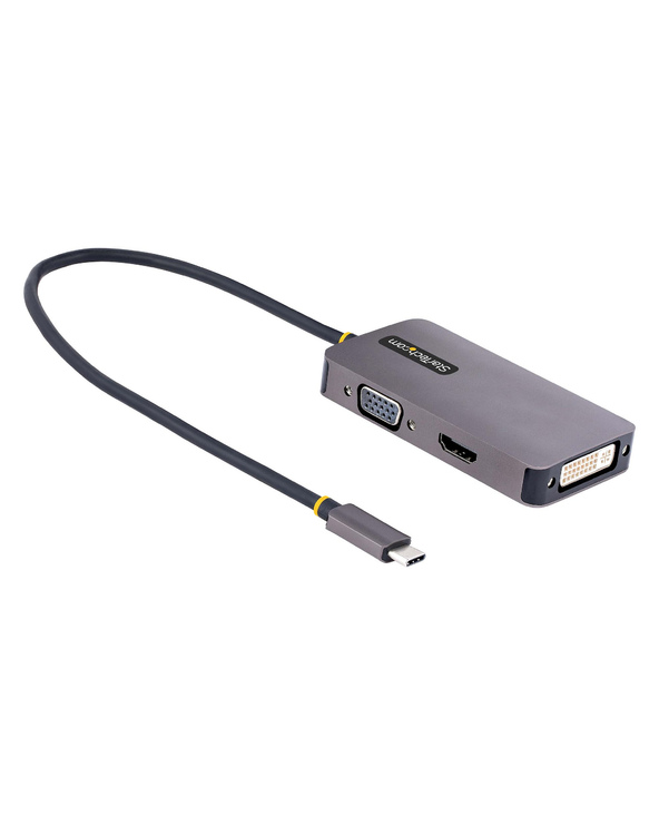 StarTech.com Adaptateur USB C vers HDMI VGA - Dock USB C Multiport Digital/AV - Adaptateur USB Type C Jusqu'à 4K60Hz - Station d