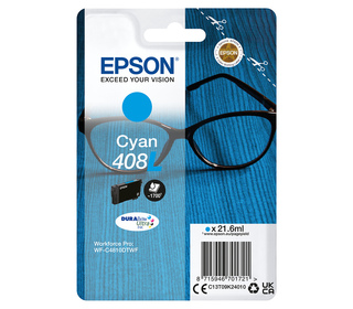 Epson Singlepack Cyan 408L DURABrite Ultra Ink