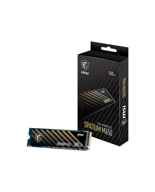 MSI SPATIUM M450 PCIe 4.0 NVMe M.2 500GB 500 Go PCI Express 4.0 3D NAND