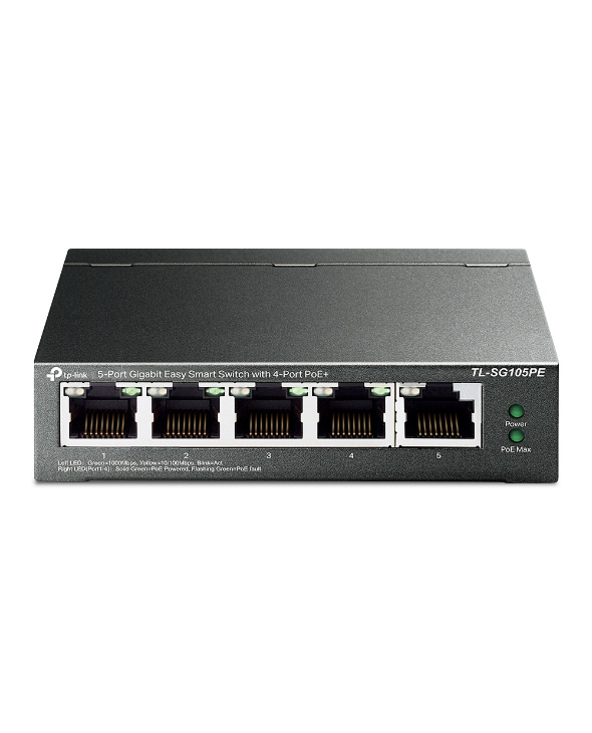 TP-Link TL-SG105PE commutateur réseau Géré L2 Gigabit Ethernet (10/100/1000) Connexion Ethernet, supportant l'alimentation via c