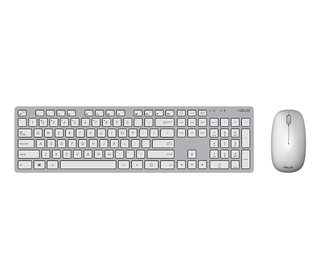 ASUS W5000 clavier Souris incluse Bureau RF sans fil QWERTZ Allemand Gris, Blanc