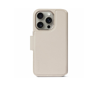 Decoded D24IPO15PDW5CY coque de protection pour téléphones portables 15,5 cm (6.1") Étui avec portefeuille Beige