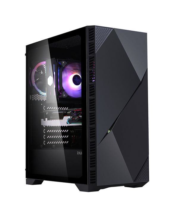 Zalman Z3 Iceberg Black Midi Tower Noir Zalman Z3 Iceberg Black Midi Tower Noir