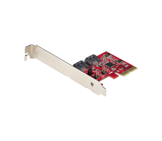 StarTech.com Carte PCI Express SATA 2 ports - Carte Contrôleur PCIe SATA - 6Gbps - ASM1166 SATA-Raid - Convertisseur PCI Express