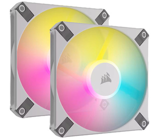 Corsair AF120 RGB Slim Boitier PC Ventilateur 12 cm Blanc 2 pièce(s)