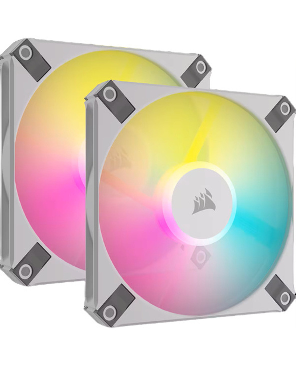 Corsair AF120 RGB Slim Boitier PC Ventilateur 12 cm Blanc 2 pièce(s)