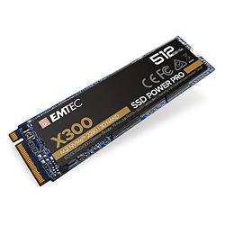 Emtec X300 M.2 512 Go PCI Express 3.0 NVMe 3D NAND