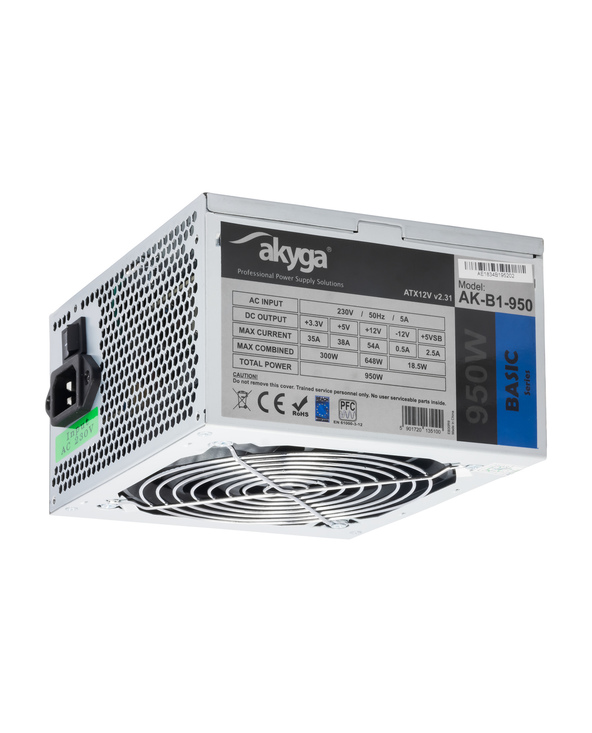 Akyga AK-B1-950 unité d'alimentation d'énergie 950 W 20+4 pin ATX ATX Gris