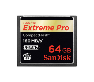 SanDisk 64GB Extreme Pro CF 160MB/s 64 Go CompactFlash