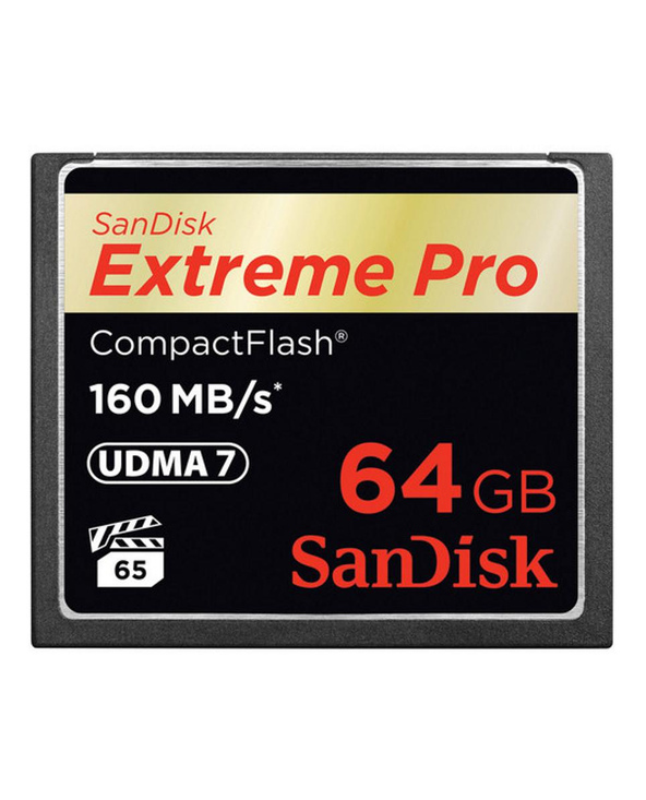 SanDisk 64GB Extreme Pro CF 160MB/s 64 Go CompactFlash