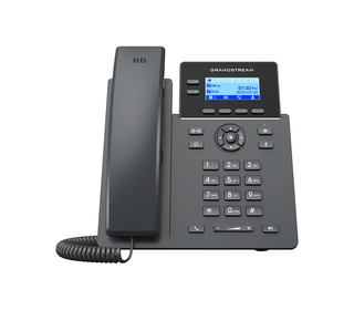 Grandstream Networks GRP2602G téléphone fixe Noir 2 lignes LCD Wifi