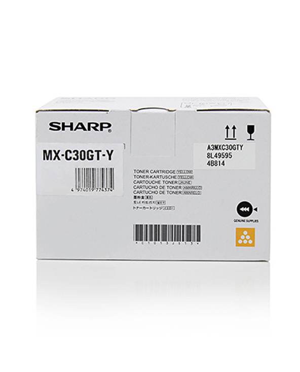 Sharp MXC30GTY Cartouche de toner 1 pièce(s) Original Jaune Sharp MXC30GTY Cartouche de toner 1 pièce(s) Original Jaune